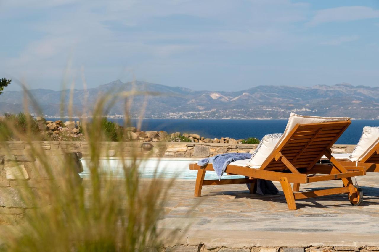 Kallirroe Deluxe Villa With Sea View And Pool クリシ・アクティ エクステリア 写真